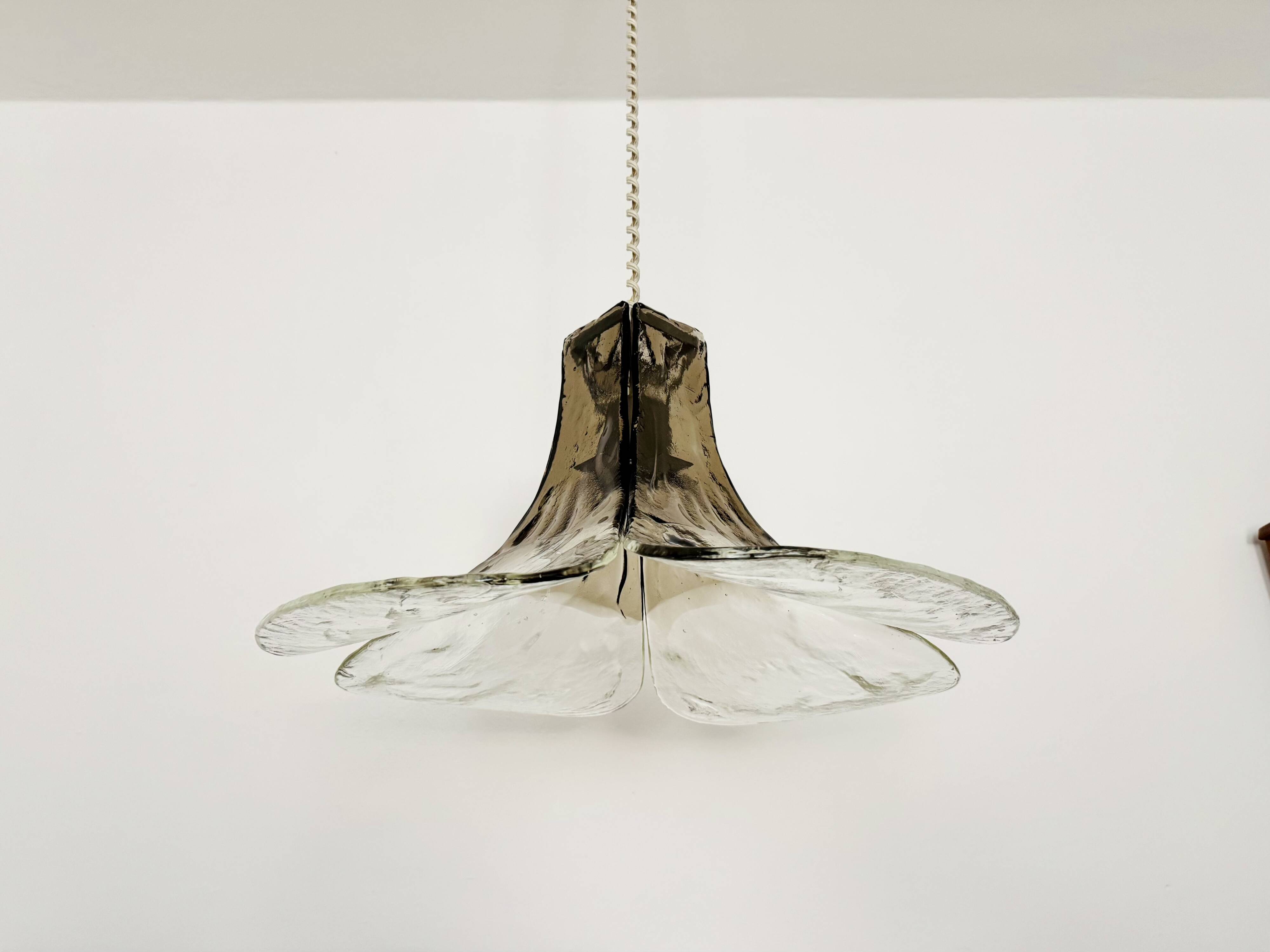 Murano Glass Pendant Lamp by Carlo Nason for Mazzega