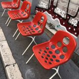 4 chairs by M Paris for Sicopal 1972