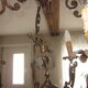 Lustre en bronze avec angelots