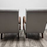 Armchairs by Jindřich Halabala, set of 2