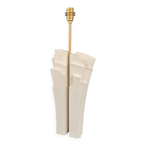 Lampe en pierre & laiton