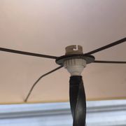 Lampadaire en fer forgé 1950