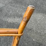 Set of 3 woven rattan bistro chairs Drucker SA