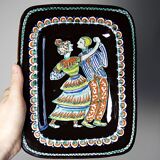 Ashtray, glazed ceramic wall decoration A.D. Schweizer Steffisburg, circa 1960