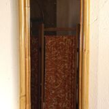Rattan frame mirror 61 x 31 cm