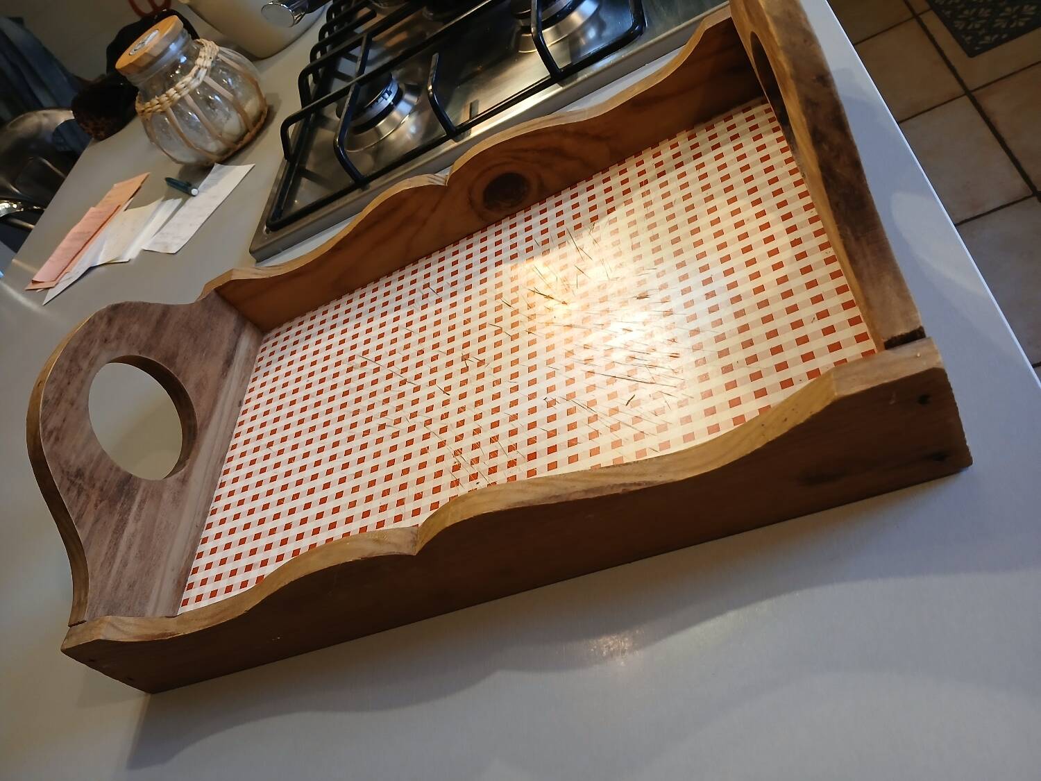 Wooden tray