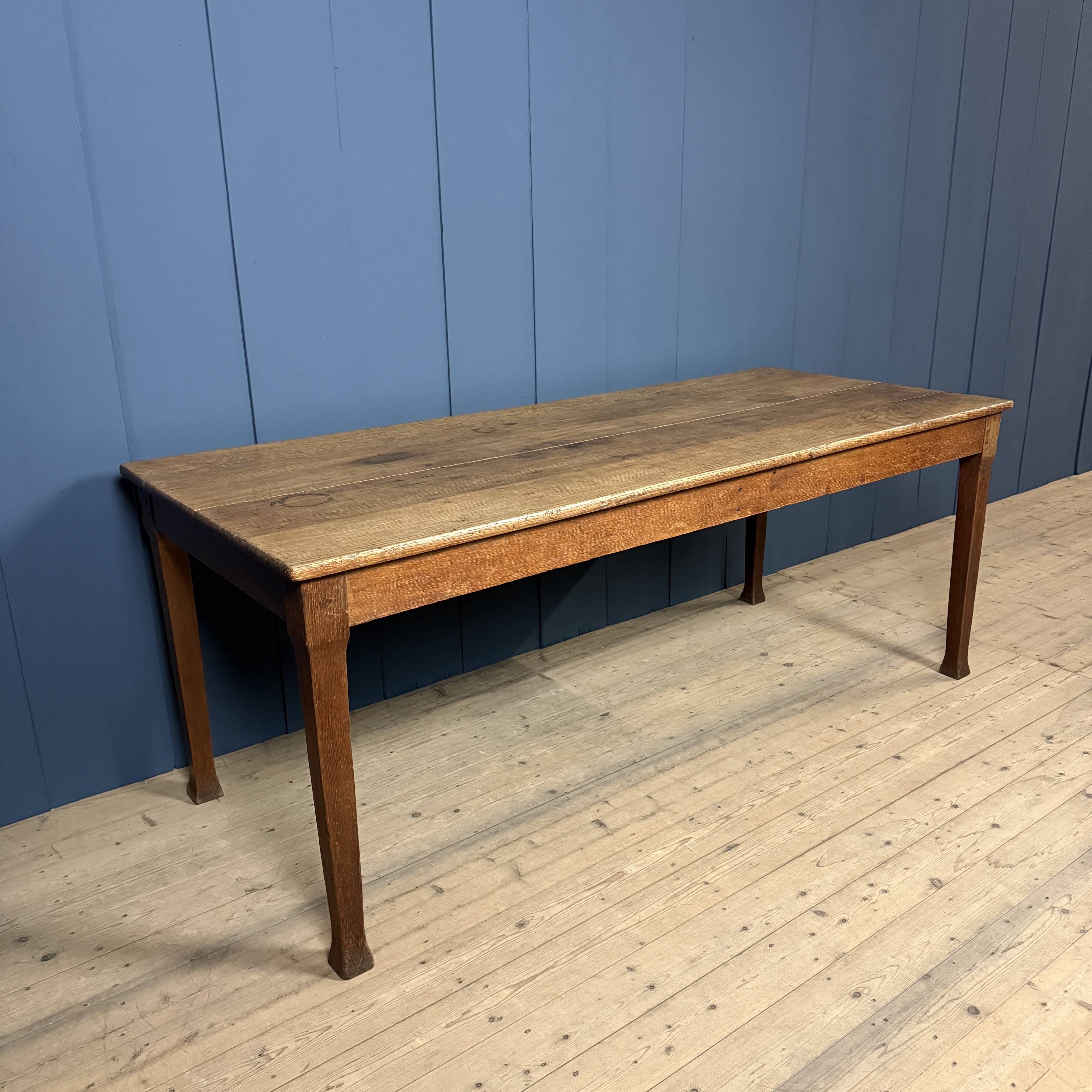 German oak coffee table