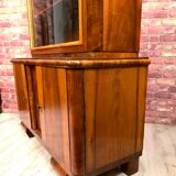 Renovated art deco display cabinet - credenz, 1930s