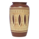 Brown & beige West Germany vase