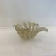 Murano Barovier 'Zebrati' Decor Glass Shell Bowl Hollywood Regency, 1960s