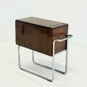 Cabinet bar en noyer italien par Cova Milano