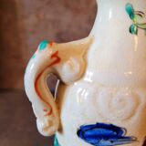 Old vintage ceramic lamp foot signed Asia China Japan