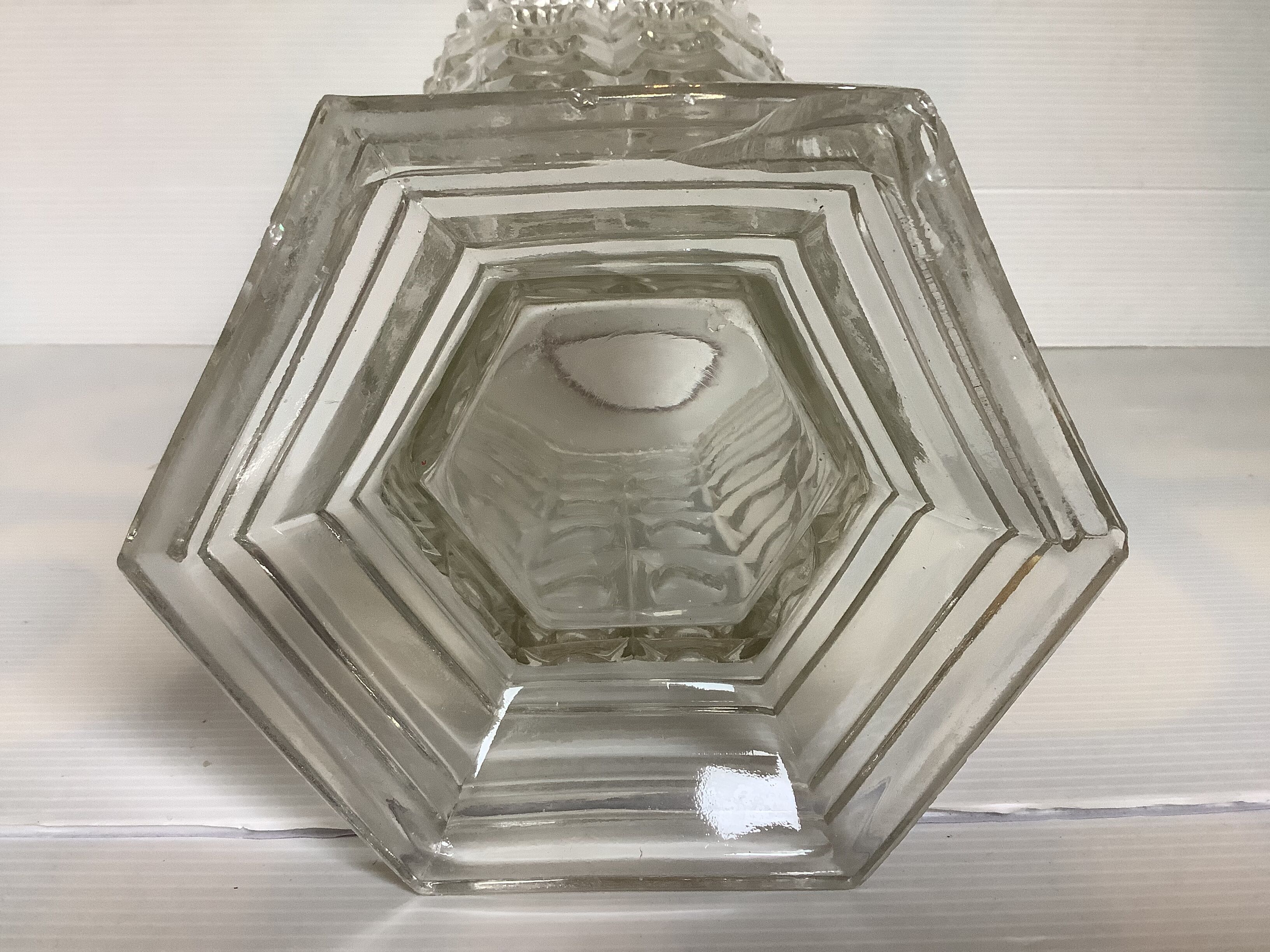 Vase bubble ronds forme hexagone