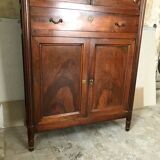 Armoire garde manger provençal ancien en noyer massif