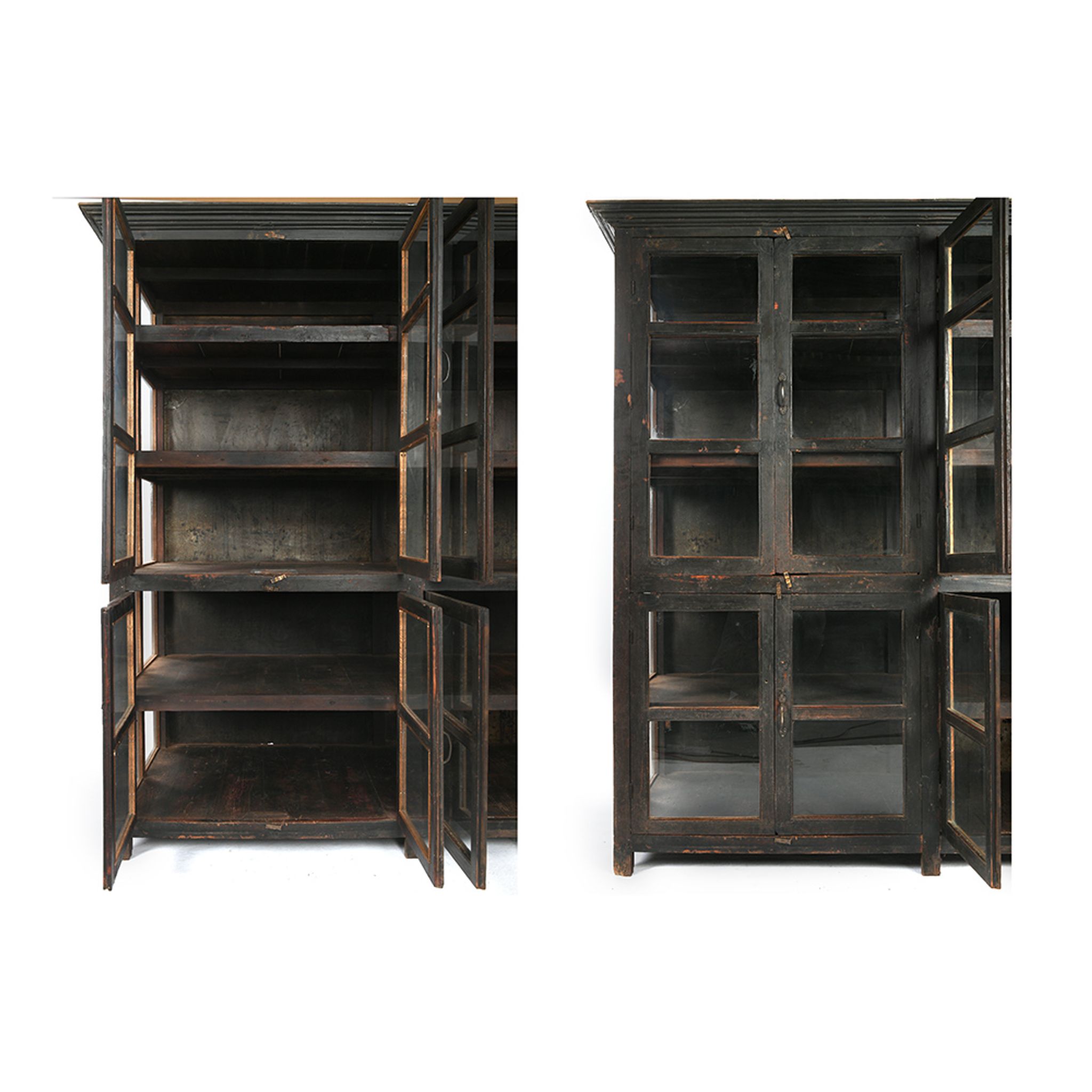 Vitrine en bois