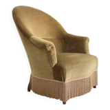 Fauteuil crapaud vintage 1960s