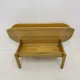 Vintage Danish Ansager Mobler solid wooden bench, 1970s