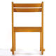 Children's chair in plywood in Scandinavian Danish style.