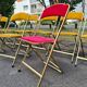 Set of 10 folding chairs Chaisor "theater chair"