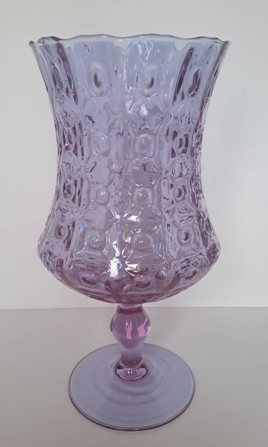 Large vase in the shape of Murano glass from the 1960s.