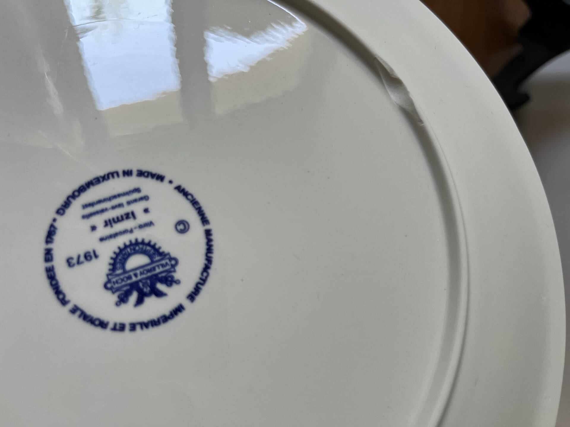 Service of 6 flat plates Izmir Villeroy and Boch
