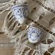 Antique ironstone egg cups