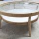 Baumann round coffee table model Dièse 1990
