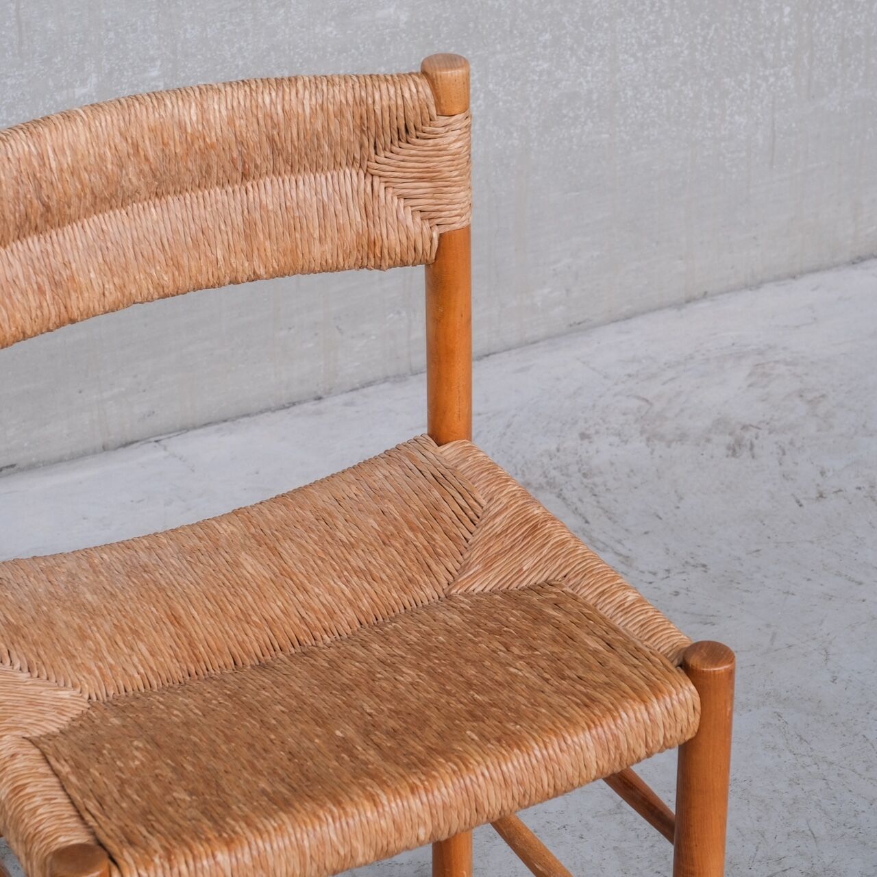 'Dordogne' Mid-Century Rush Dining Chairs