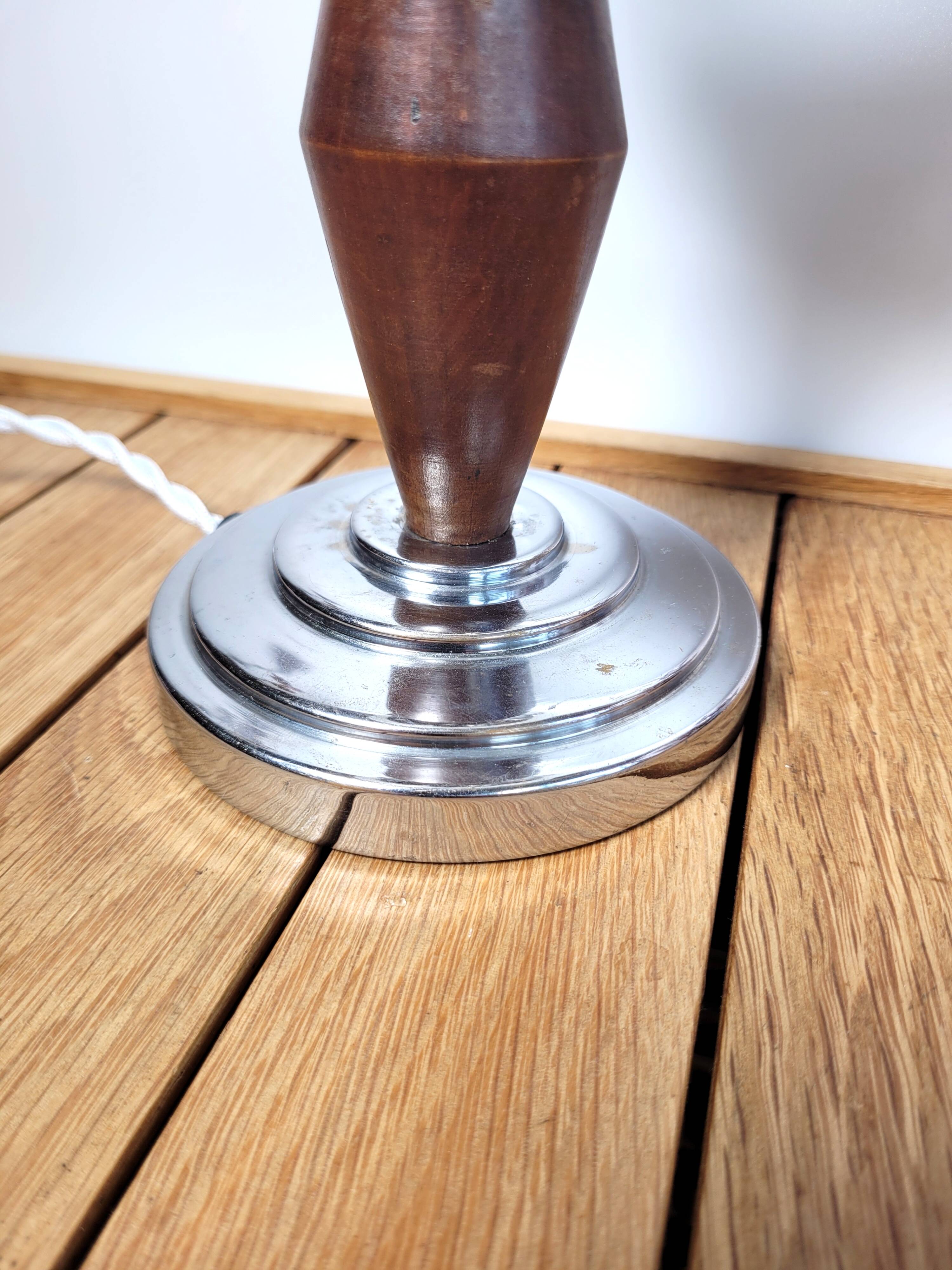 Vintage Art Deco globe lamp Clichy