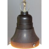 Lampe accents doré avec choquet en bakelite
