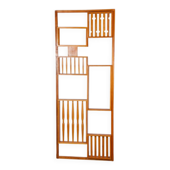 Vintage wooden screen, Czech made, 1960