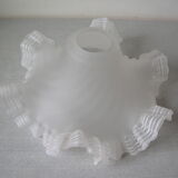 Old lampshade corolla ceiling lamp glass 25 cm