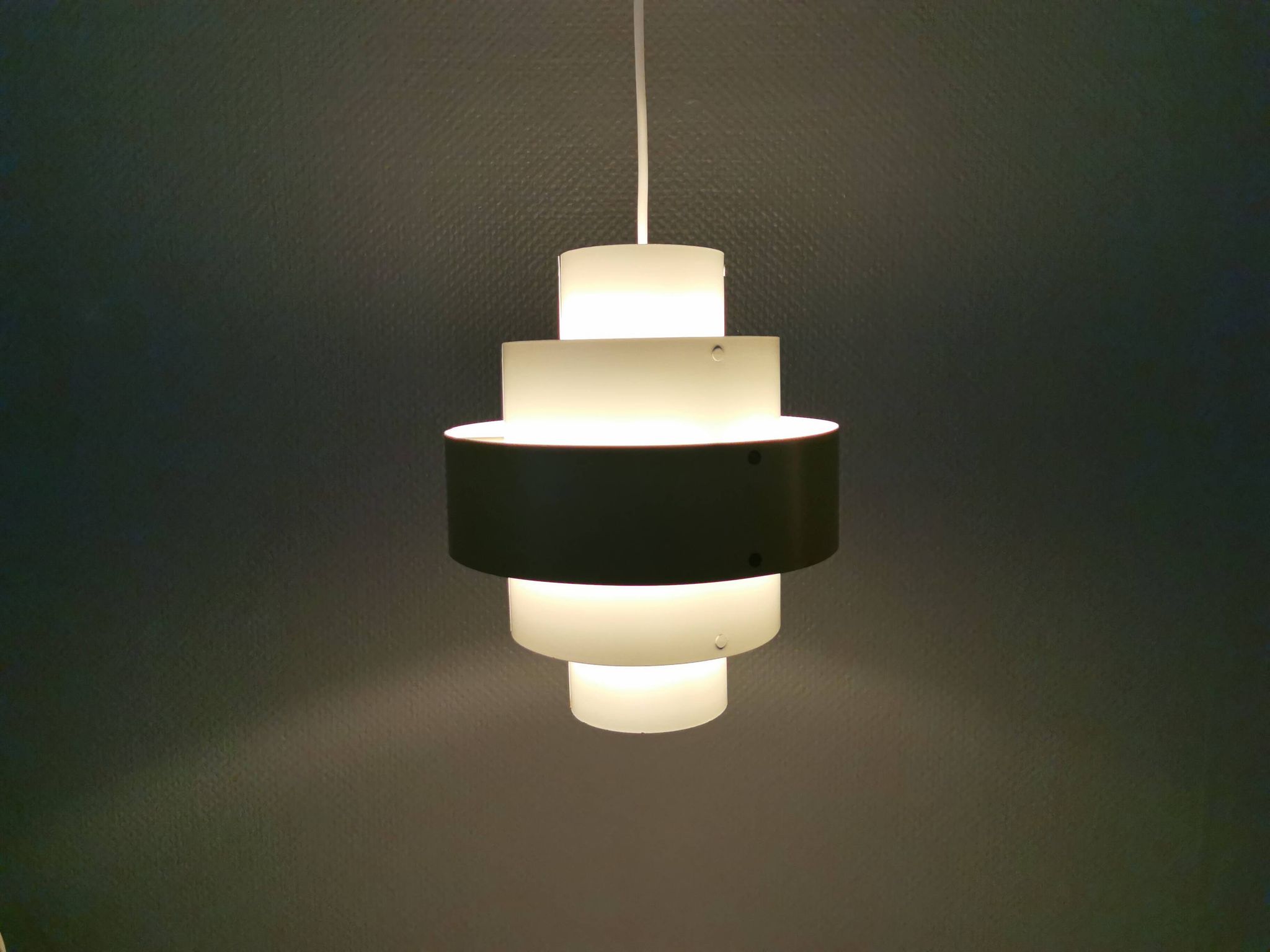 Hanging lamp from the early 1960s, designed by Flemming Brylle & Preben Jacobsen
