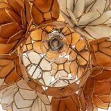 Suspension ball in pearly capiz shell Germany 1960s
