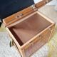 Old fisherman's chest, vintage workshop stool