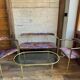 Mid-Century Modern Lounge Set in Brass, 1960s, Set of 4