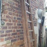 Large double wood ladder