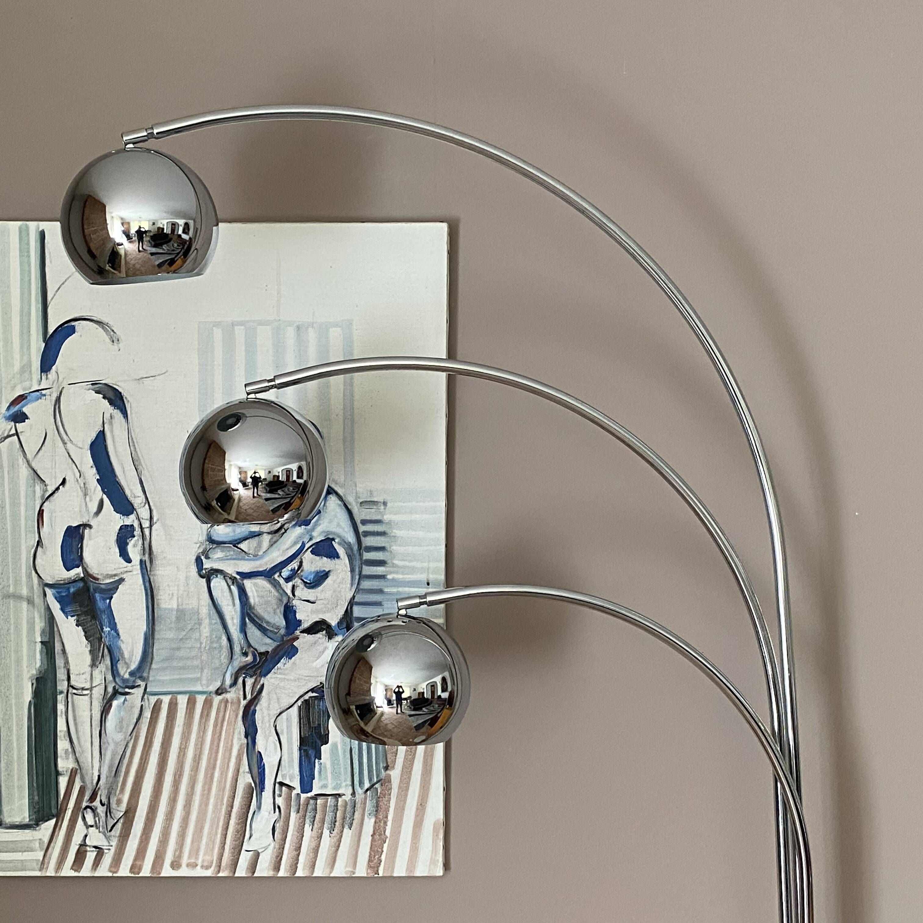 MUGUET floor lamp by Goffredo REGGIANI. 1970.