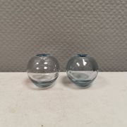 Two small "Rondo" ball vases by Per Lütken for Holmegaard Glassworks 1961