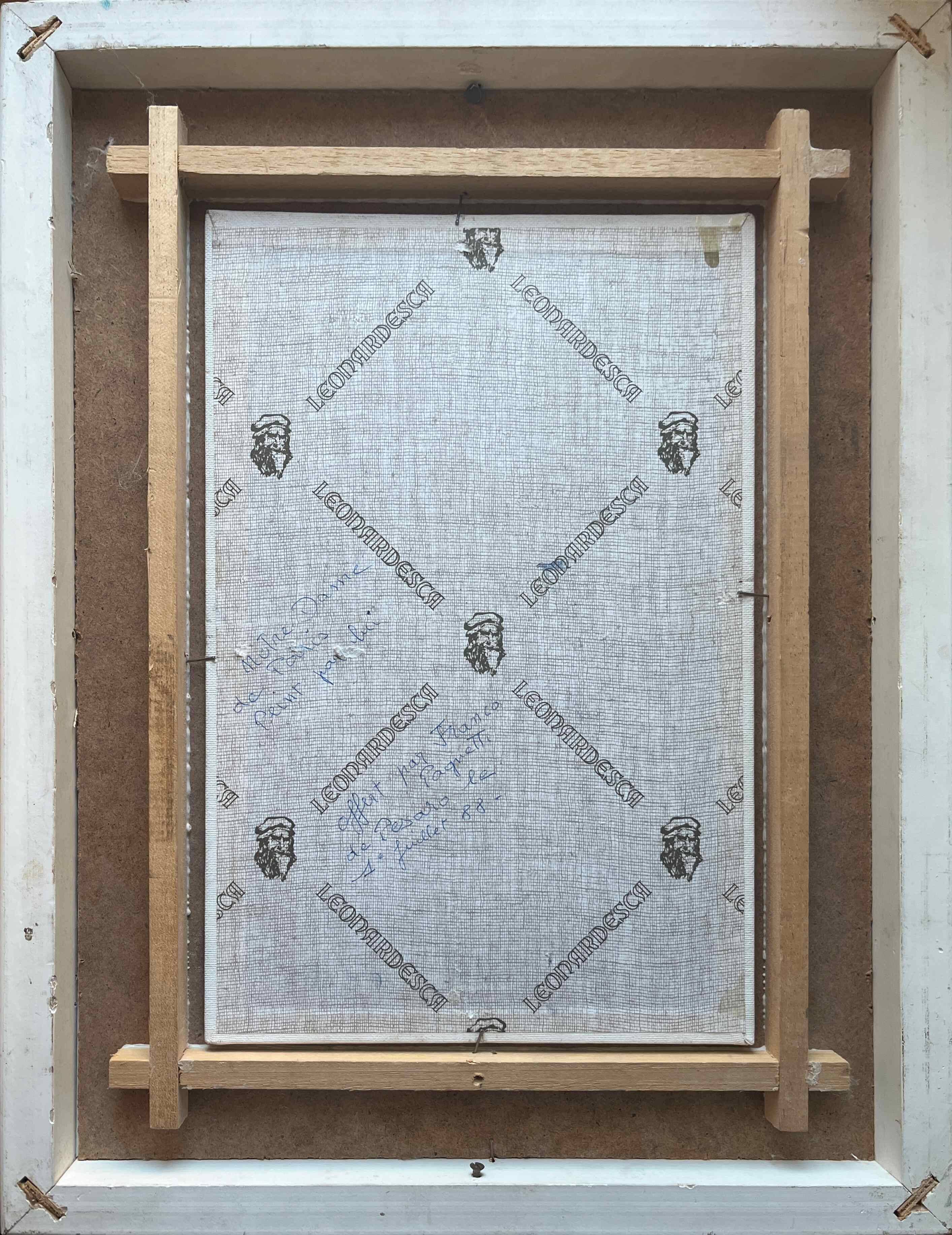 HST/P painting "Notre Dame de Paris" by Franco Pagnetti from Pesaro