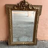 Napoleon type mirror with pediment