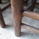 Lot de 6 chaises brutalistes paillées