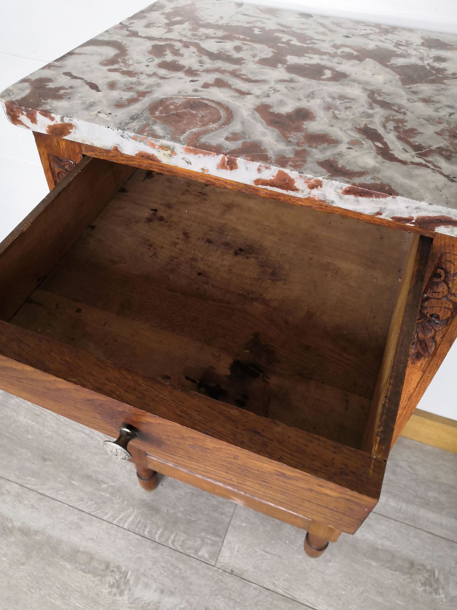 Antique bedside table