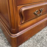 Bedside table, chest of drawers, occasional furniture, wood, vintage, 1960s.