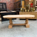 Monastery type table in solid oak