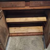 Former Parisian oak buffet 2 doors 2 drawers