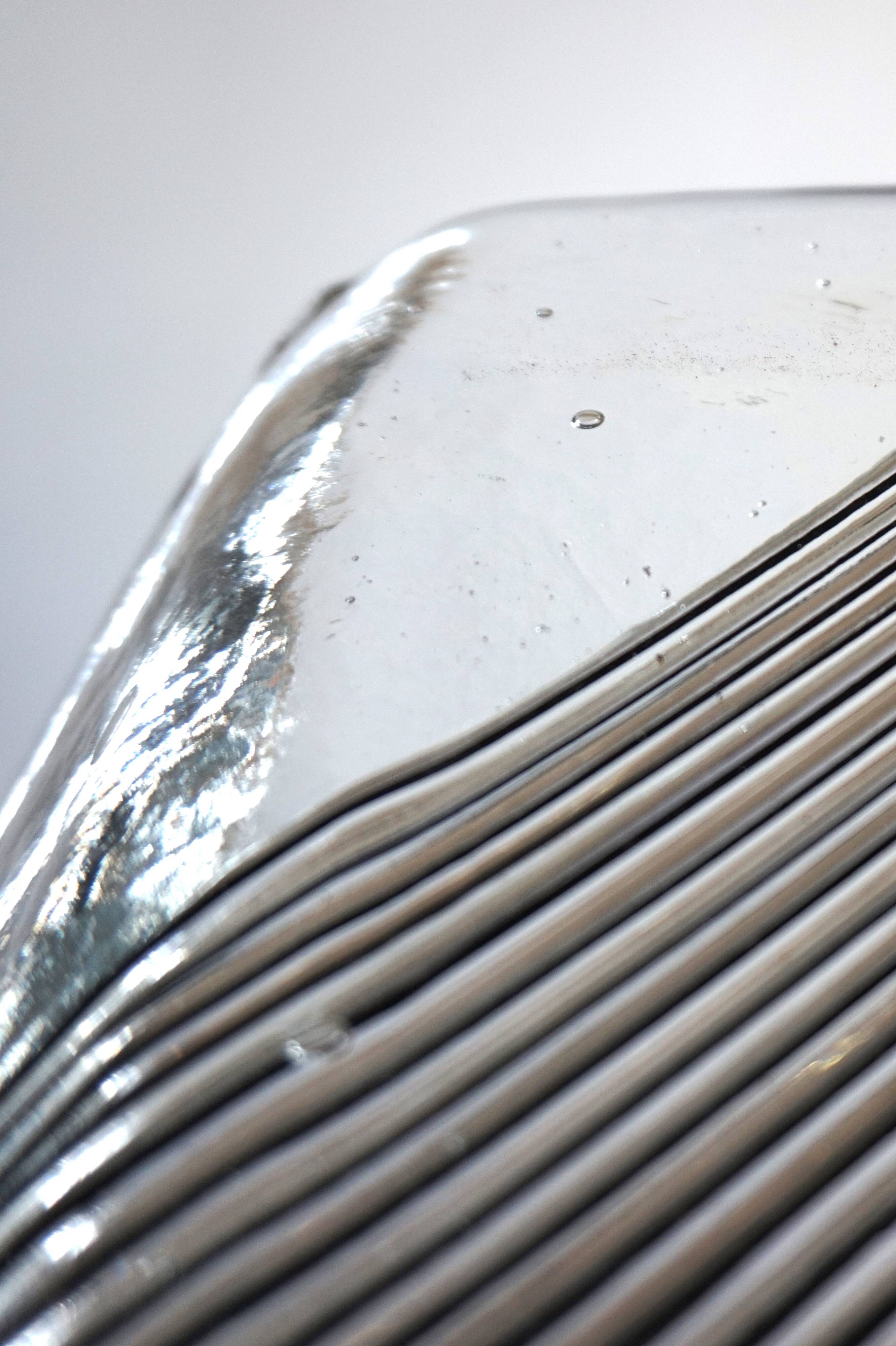 Applique en verre de Murano glacé Vetri, 1970