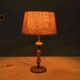 Chic hotel table lamp in onyx and brass, mid-century modern table lamp from the 70s.