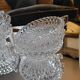 Cut Glass Dessert/Punch Bowls - Diamond Style