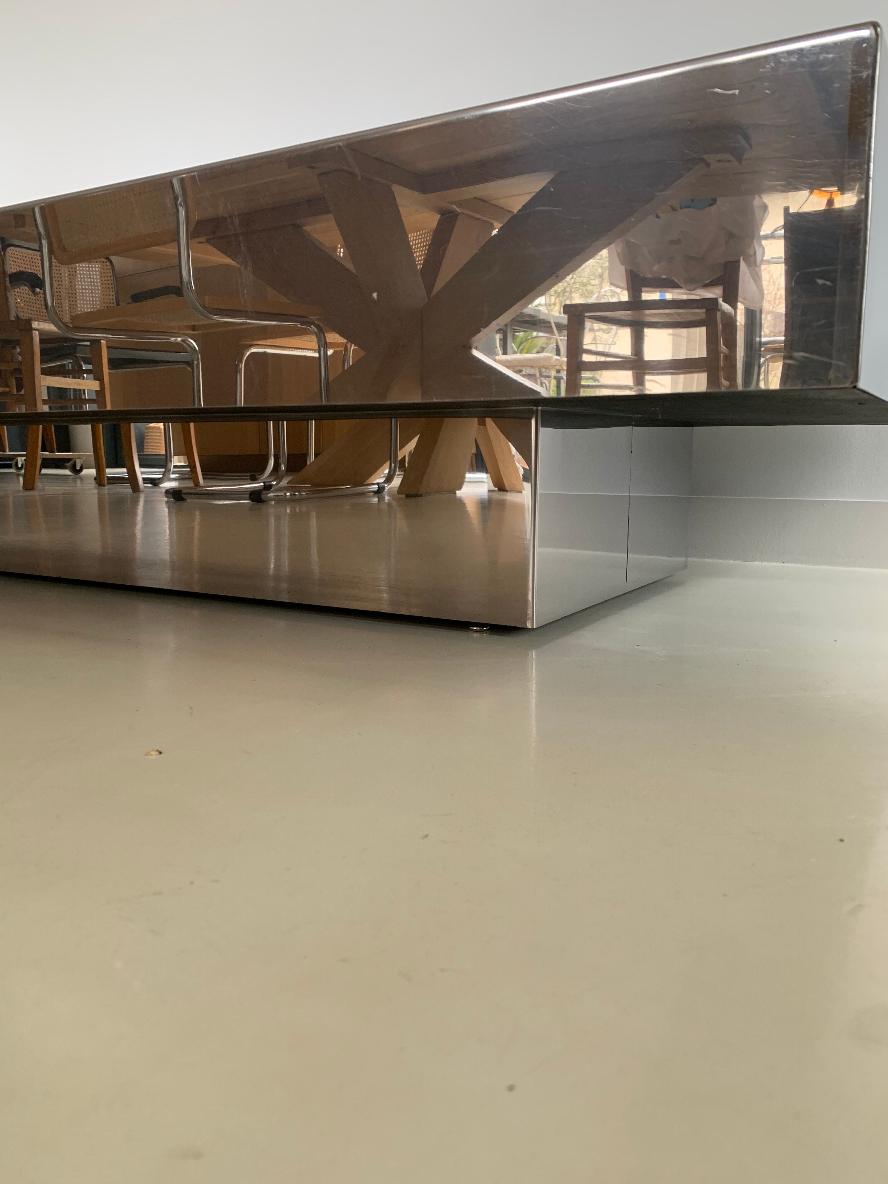 Bright coffee table from the 70s